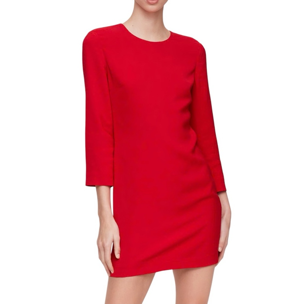 Babaton Noah Dress Lillooet Red Size 4 Aritzia #70965